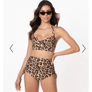 Never Worn Leopard  Bikini